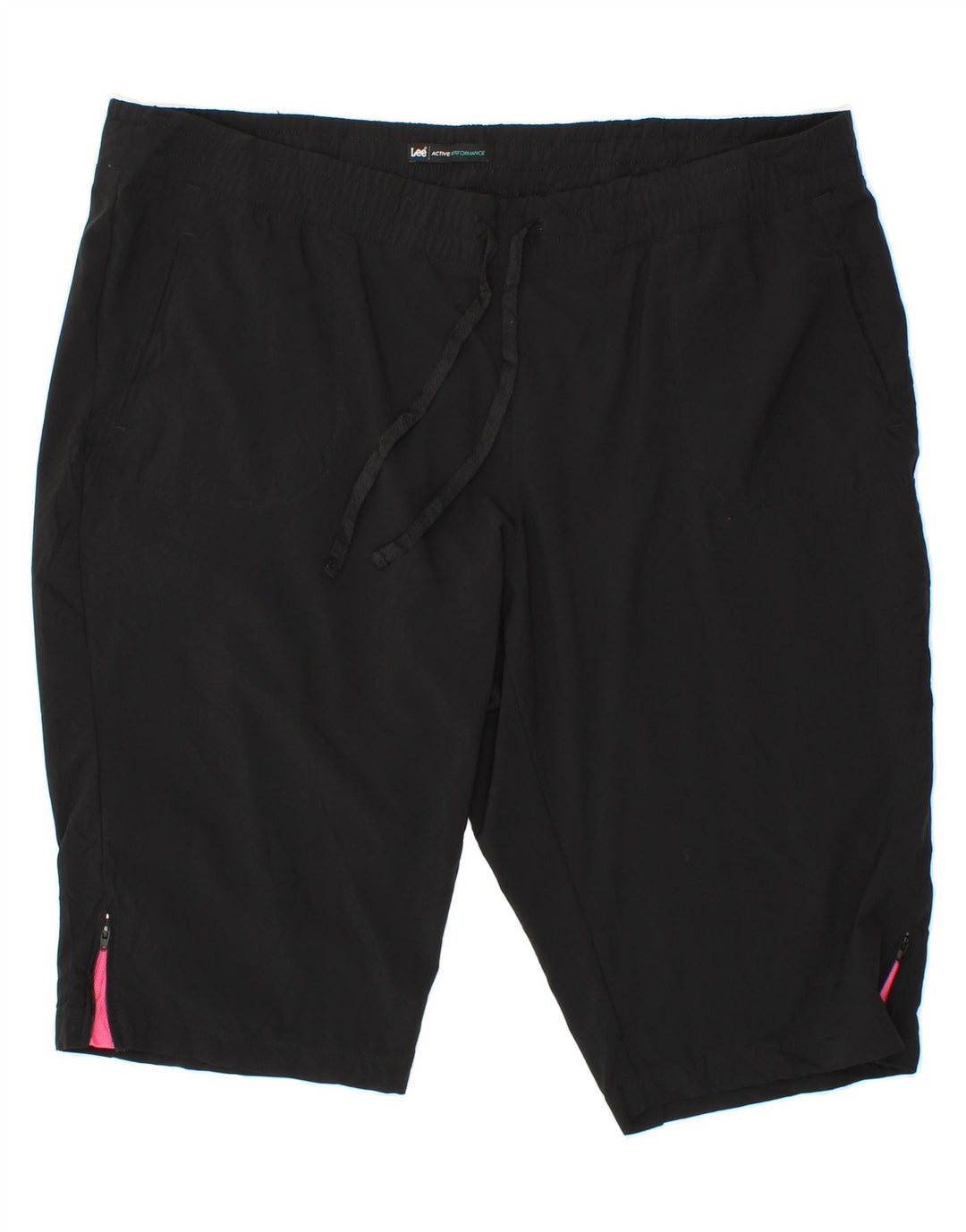 LEE Womens Sport Shorts US 22 3XL Black Polyester Vintage Lee and Second-Hand Lee from Messina Hembry 