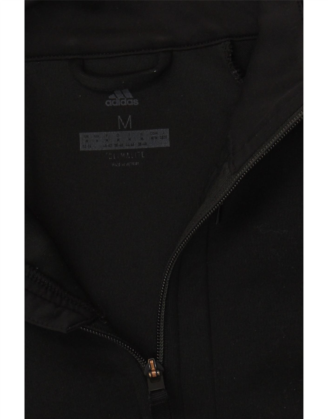 ADIDAS Womens Tracksuit Top Jacket UK 12 Medium Black Polyester Vintage Adidas and Second-Hand Adidas from Messina Hembry 