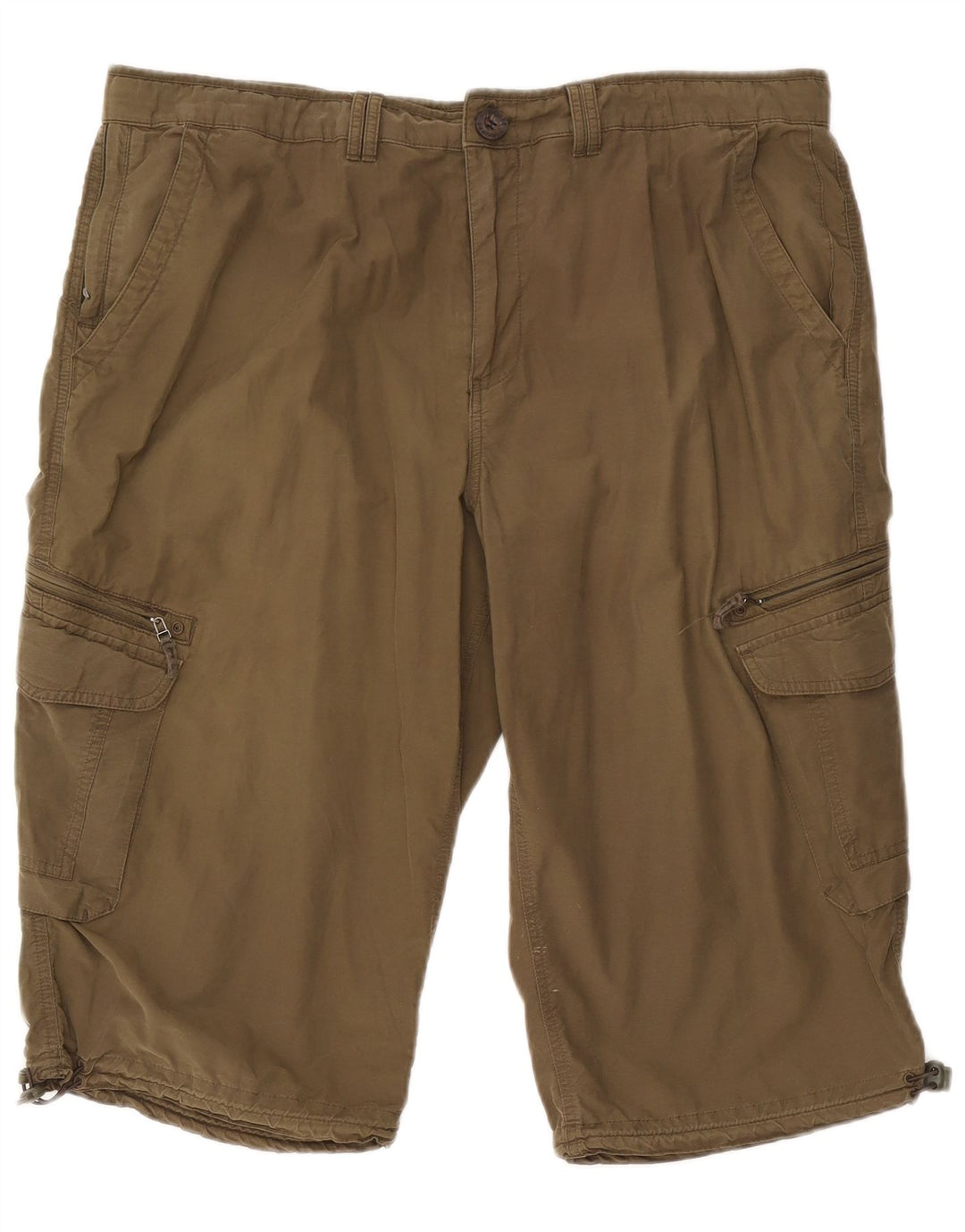 Marks & Spencer Herre Cargo Shorts W38 XL Khaki Bomuld