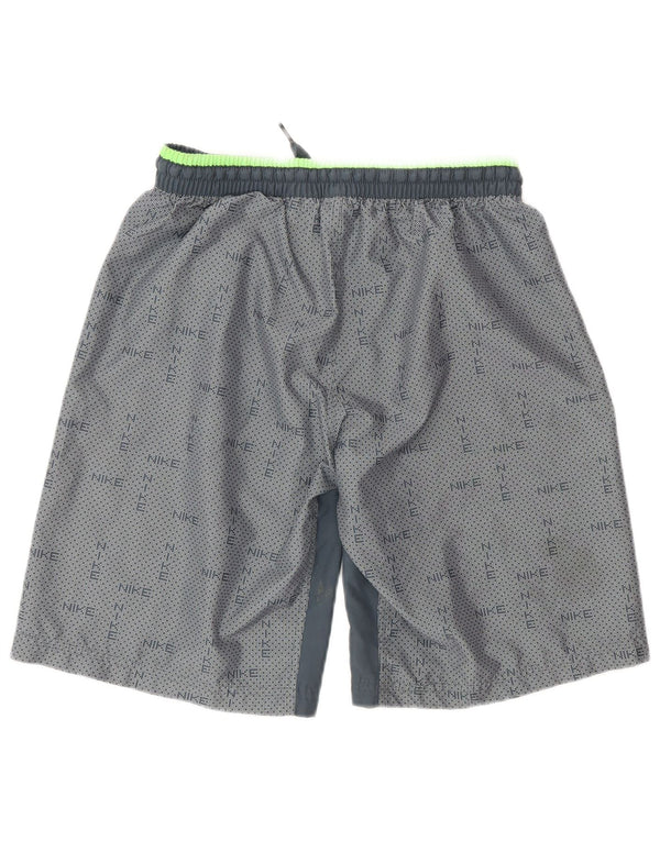 Nike drenge grafiske sportsshorts 12-13 år store marineblå polyester