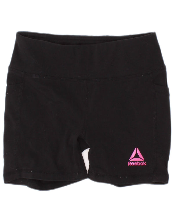 Reebok Girls Sports Shorts 4-5 år XS Sort Polyester
