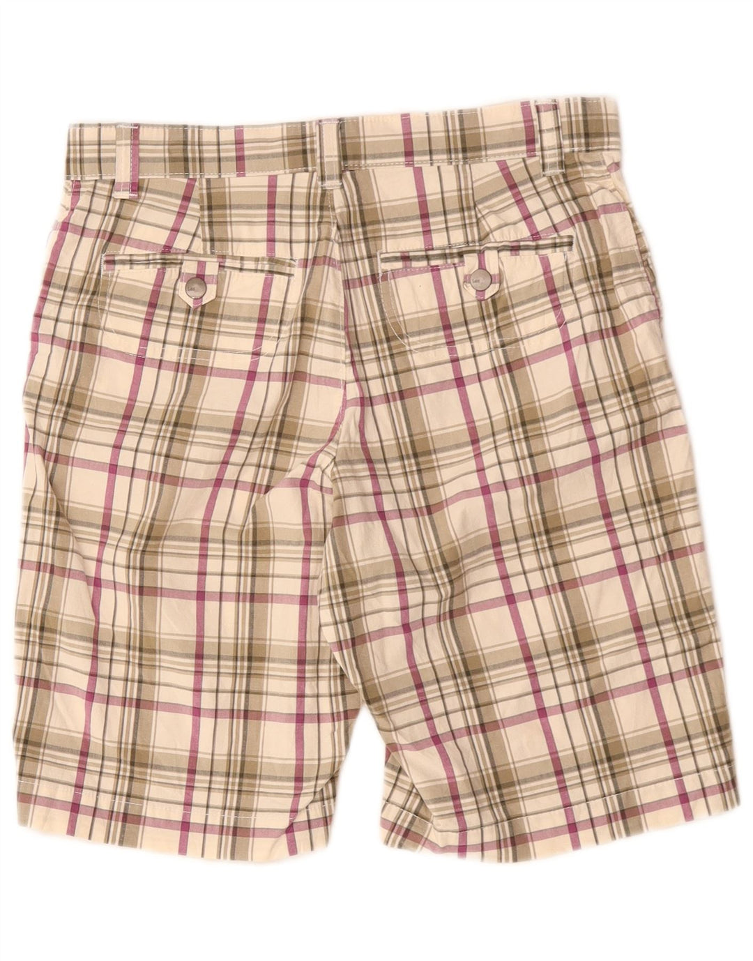 Lee Dame Casual Shorts US 8 Medium W30 Beige ternet bomuld