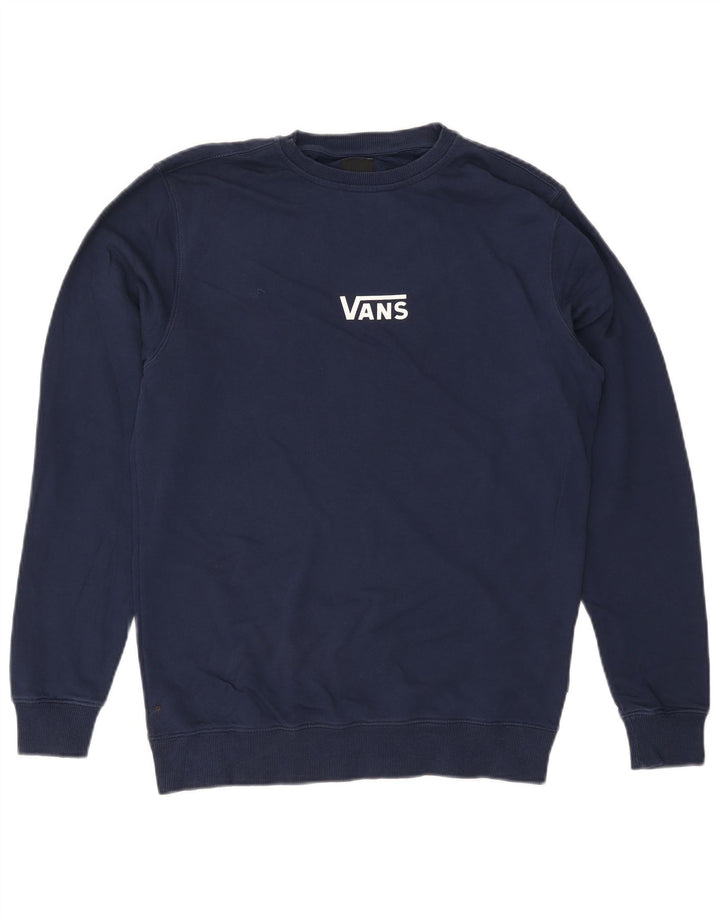 Vans Herre Sweatshirt Jumper lille marineblå bomuld