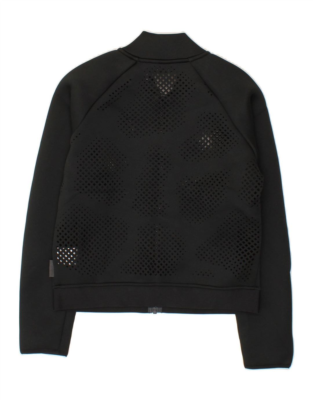 REEBOK Womens Tracksuit Top Jacket UK 10 Small Black Polyester Vintage Reebok and Second-Hand Reebok from Messina Hembry 