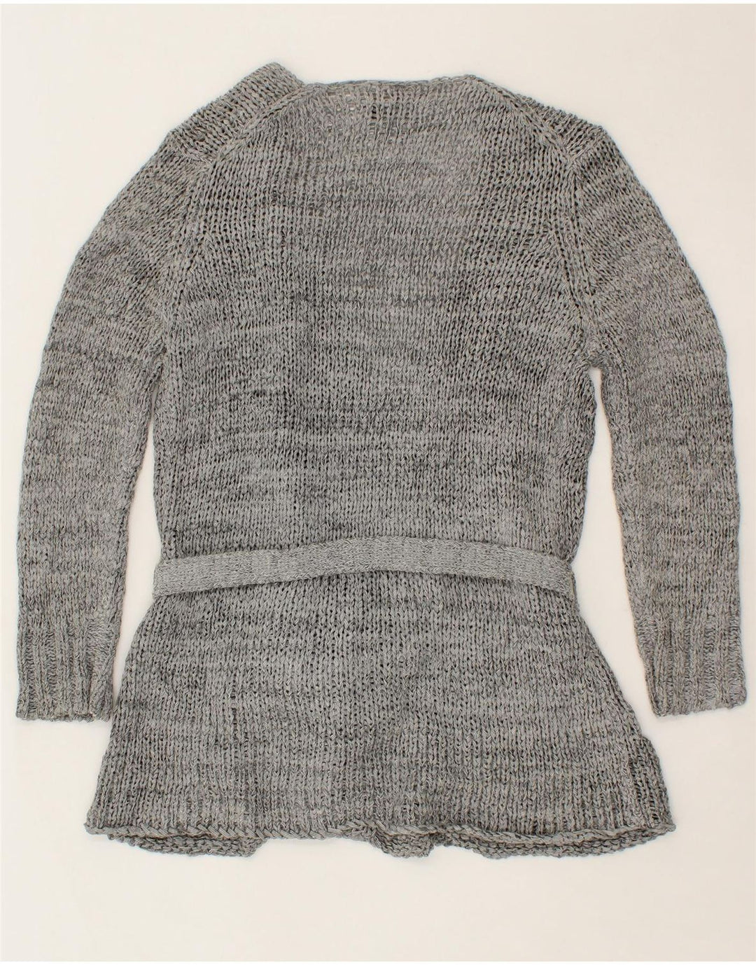 BCBGMAXAZRIA Womens Cardigan Sweater UK 16 Large Grey Acrylic Vintage BCBGMAXAZRIA and Second-Hand BCBGMAXAZRIA from Messina Hembry 
