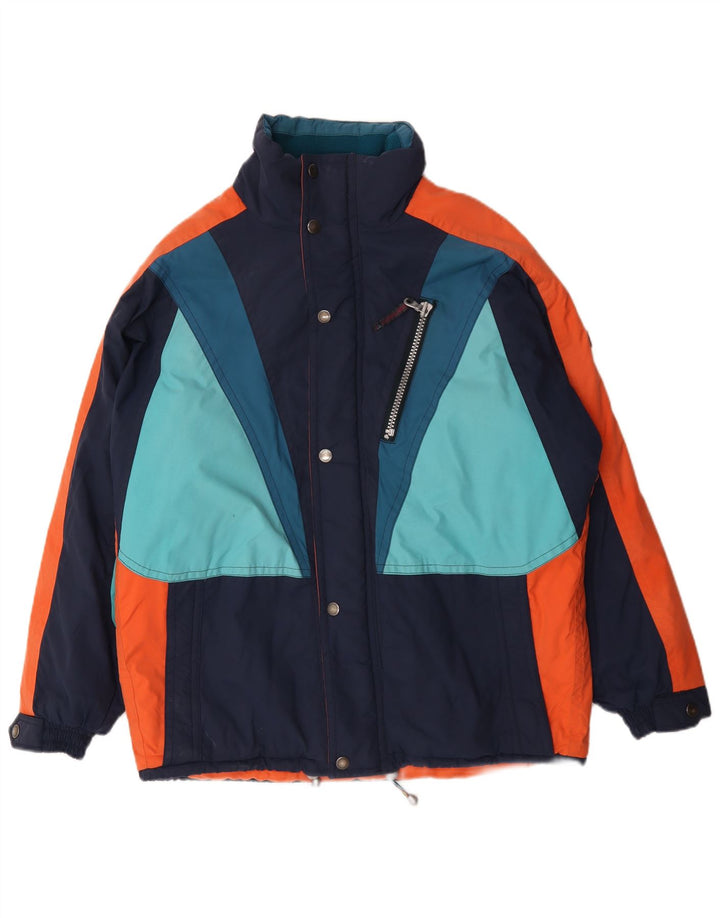 Astrolabio Herre Skijakke UK 44 2XL Navy Blue Colourblock Polyamid