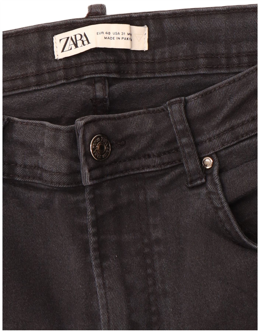 Zara Herre Skinny Jeans EU 40 Medium W31 L28 Grå
