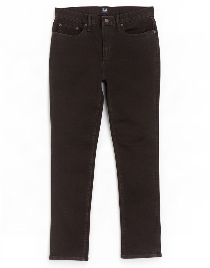 Gap Herre Slim Jeans W30 L30 Sort Bomuld