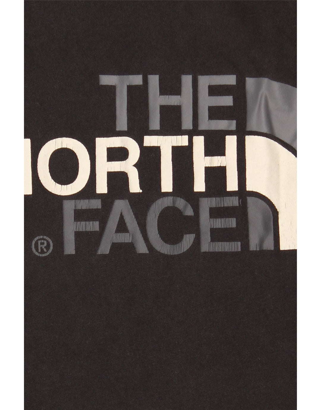 THE NORTH FACE Herre Grafisk T-Shirt Top Stor Sort Bomuld