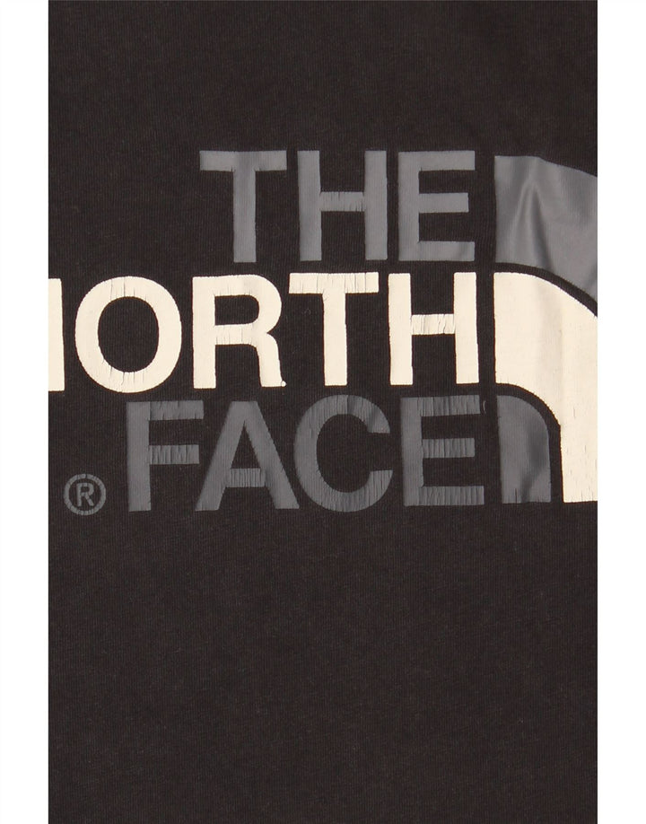THE NORTH FACE Herre Grafisk T-Shirt Top Stor Sort Bomuld