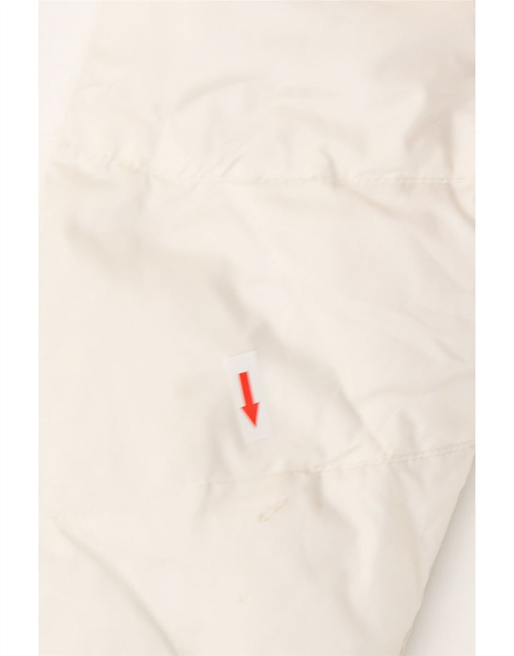 Guess Womens Oversized Polstret Jakke UK 6 XS Hvid Polyester