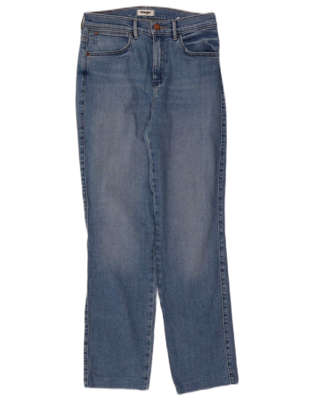Wrangler lige jeans til kvinder W28 L28 blå bomuld