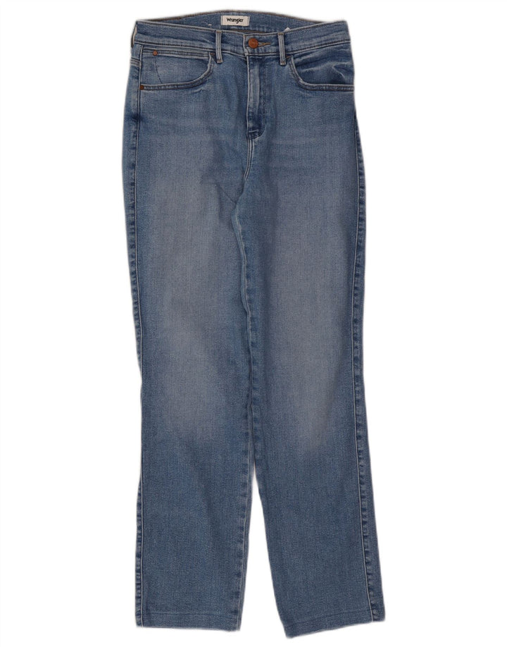Wrangler lige jeans til kvinder W28 L28 blå bomuld