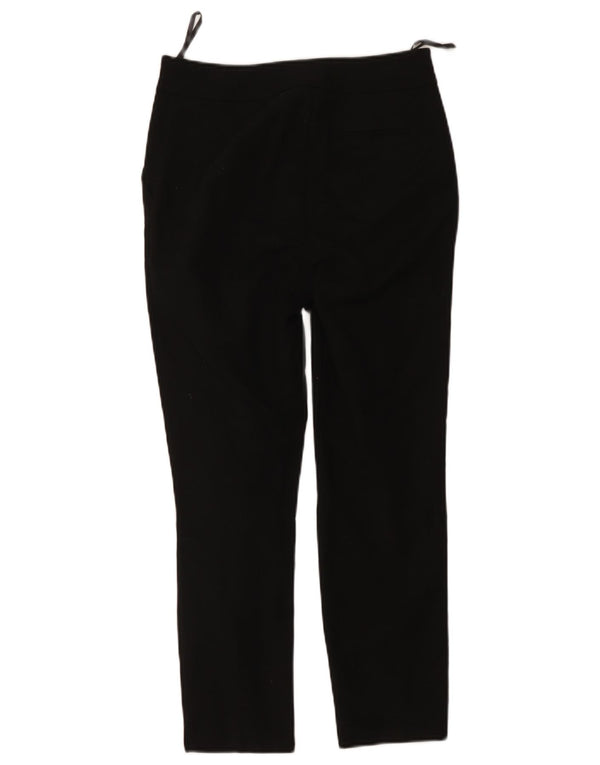 Warehouse Dame Slim Cropped Trousers UK 8 Small W30 L25 Black Bomuld
