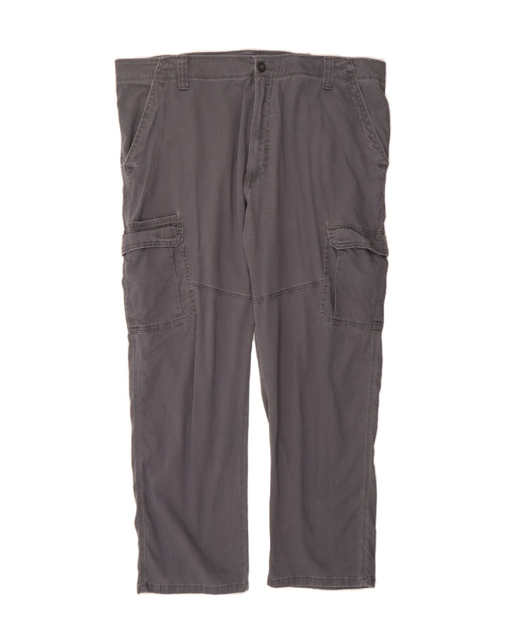 WRANGLER Mens Relaxed Fit Cargo Trousers W42 L28 Grey Vintage Wrangler and Second-Hand Wrangler from Messina Hembry 