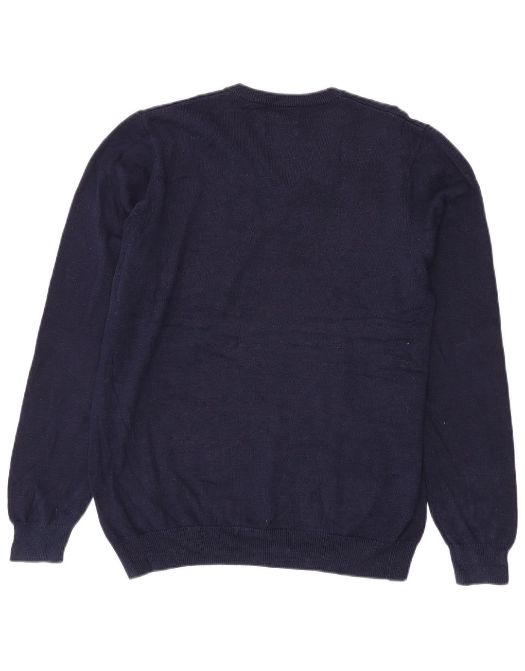 Marks & Spencer Herre V-hals sweater Stor marineblå bomuld