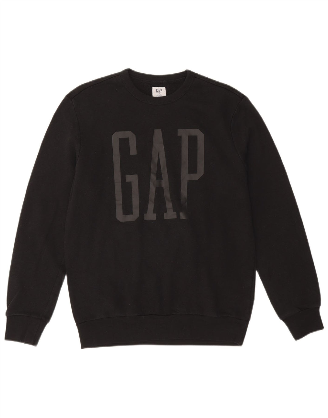 GAP Herre grafisk sweatshirt jumper lille sort bomuld