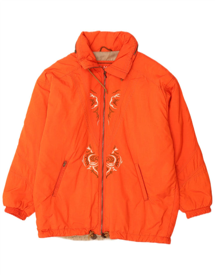 H.MOSER Herre Windbreaker Jacket UK 44 2XL Orange Polyamid
