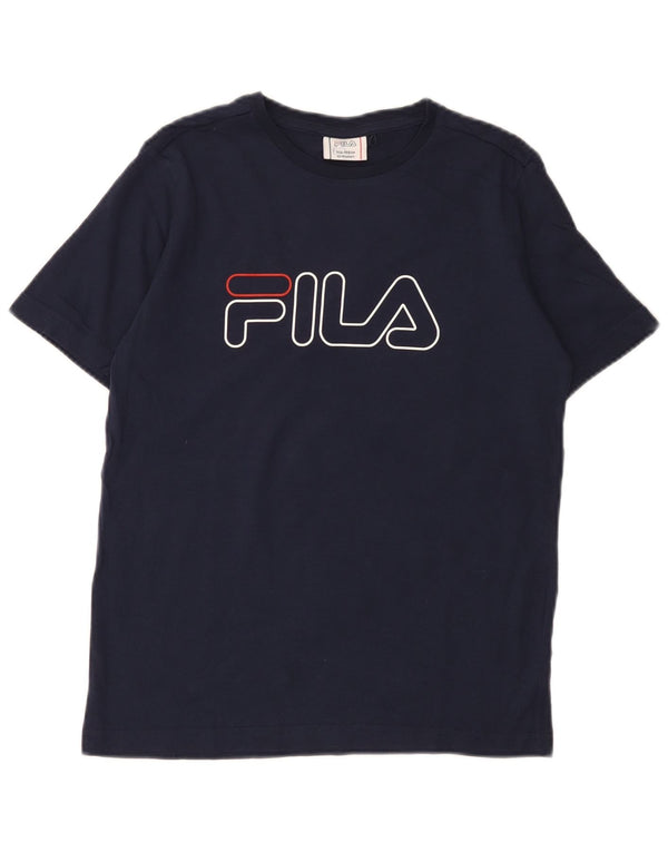 Fila drenge grafisk t-shirt top 13-14 år marineblå