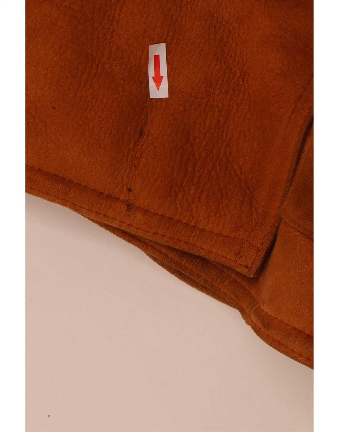 Vintage Dame Oversized Shearling Overfrakke UK 16 Large Beige