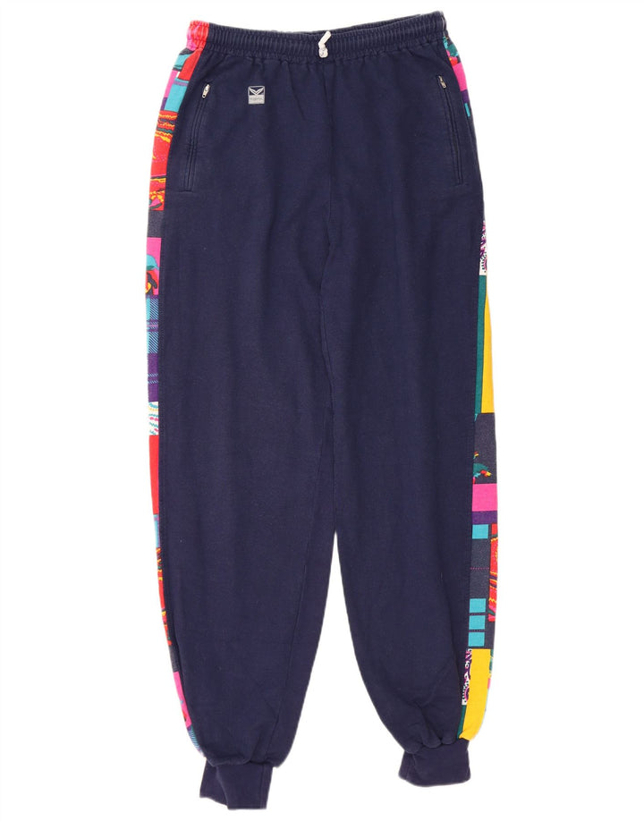 TRIGEMA Hel træningsdragt til kvinder UK 14 Mellem marineblå patchwork bomuld