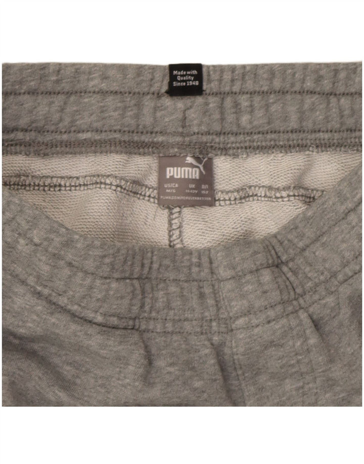 Puma drenge sportsshorts 11-12 år grå flækket bomuld