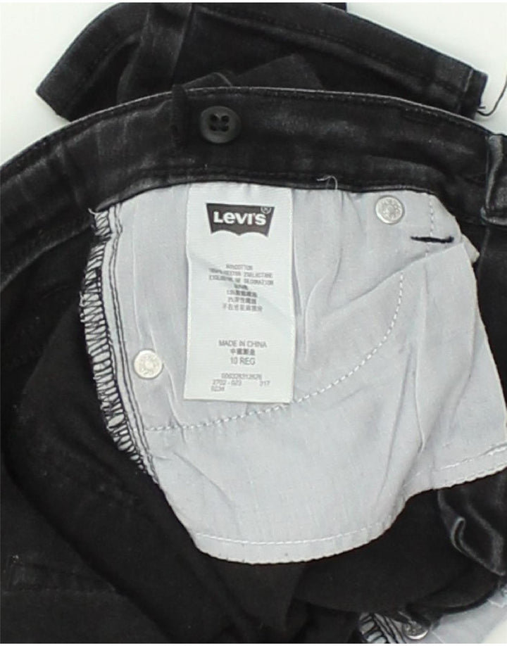 LEVI'S Girls 710 Super Skinny Jeans 9-10 Years W24 L24  Grey Polyester | Vintage Levi's | Thrift | Second-Hand Levi's | Used Clothing | Messina Hembry 