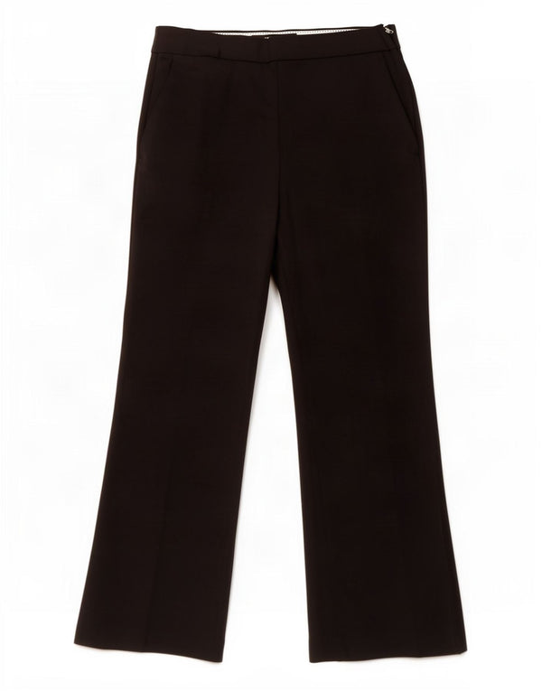 Zara Dame Bootcut Casual Bukser EU 36 XS W26 L25 Sort Bomuld