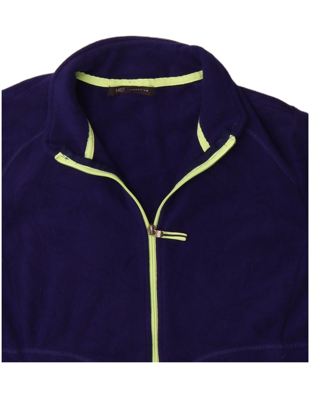 Marks & Spencer Fleecejakke til kvinder UK 20 2XL Lilla Polyester