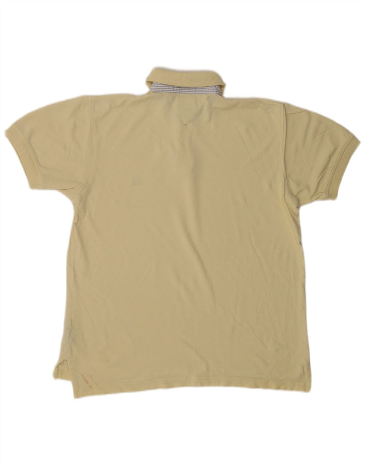 Tommy Hilfiger Herre Polo Shirt Lille Gul Bomuld