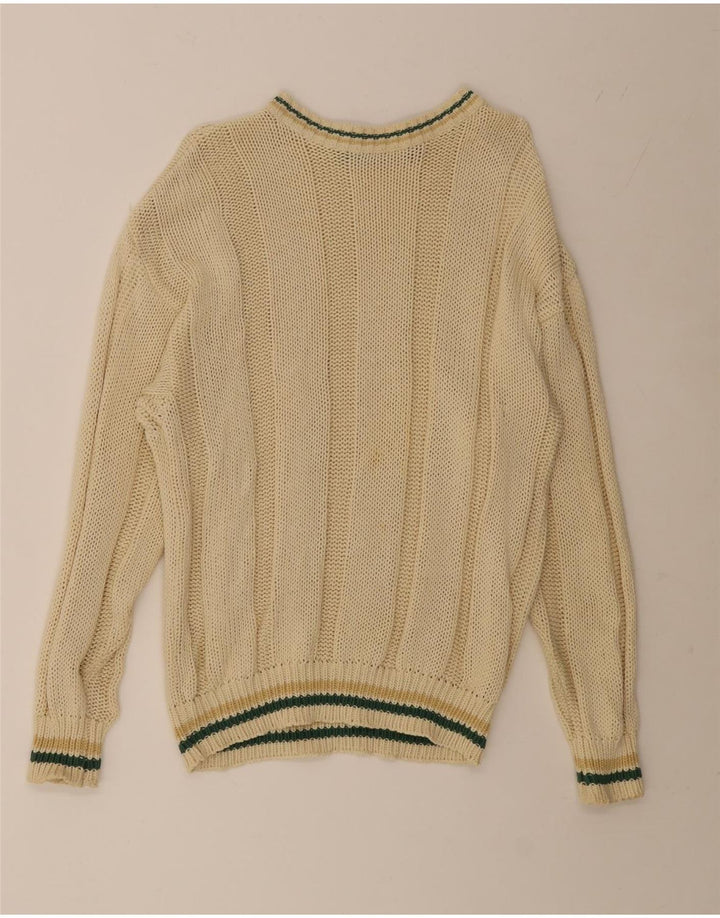 Henry Cottons Herre Boat Neck Jumper Sweater Stor Gul