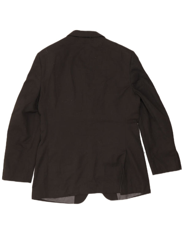 Marks & Spencer Herre 2-knaps blazerjakke UK 40 Medium Sort Polyester