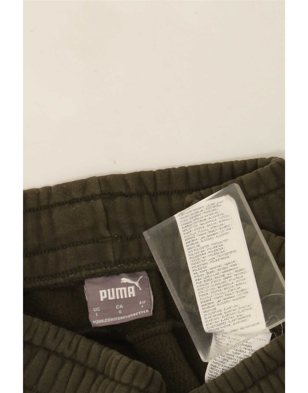 Puma Herre træningsdragt Bukser Joggers Large Khaki Bomuld