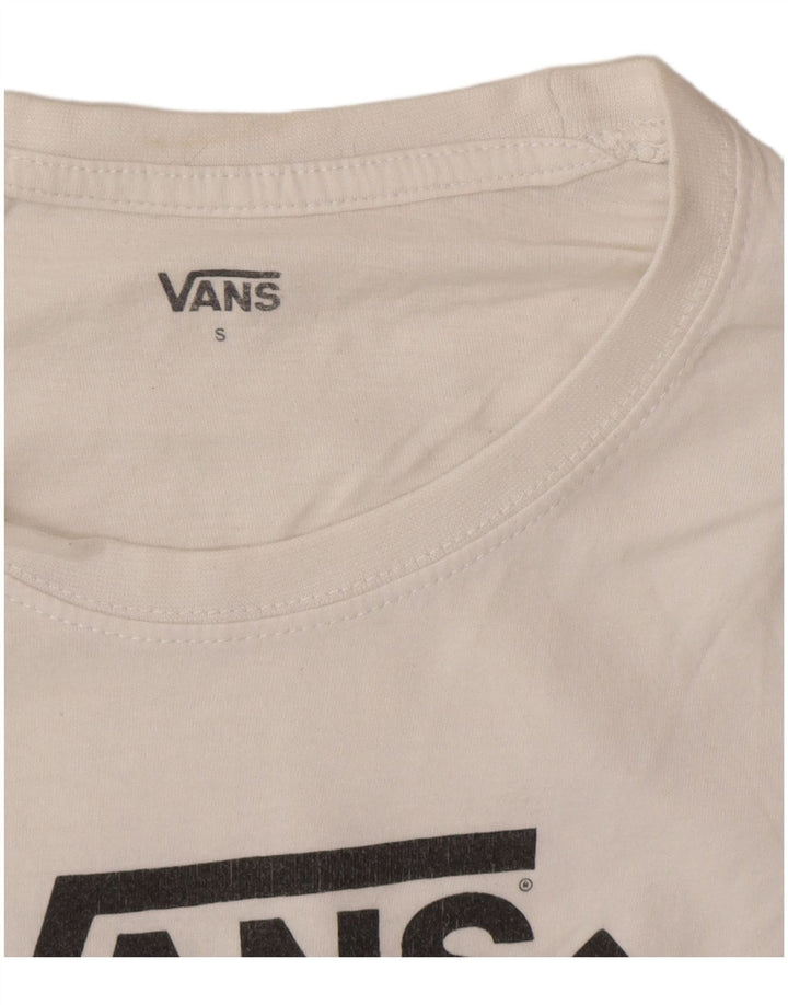 Vans Herre Grafisk T-Shirt Top Lille Hvid