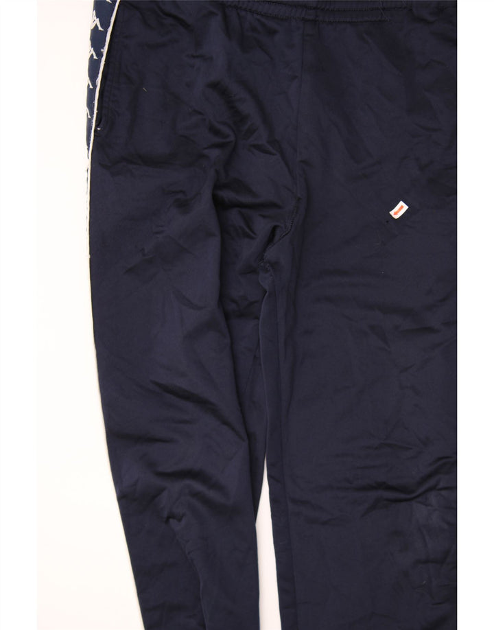 KAPPA Mens Graphic Tracksuit Trousers Medium Navy Blue Vintage Kappa and Second-Hand Kappa from Messina Hembry 
