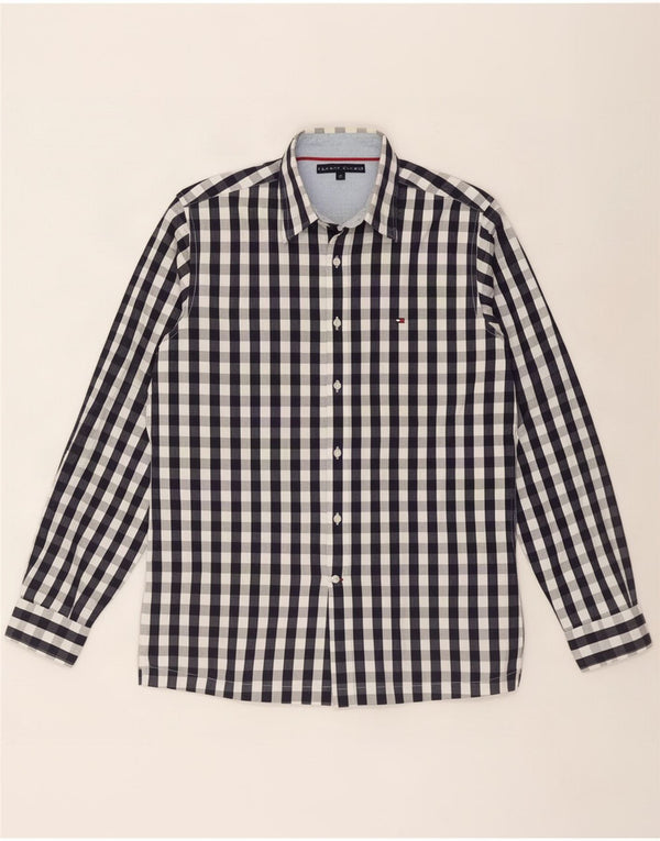 Tommy Hilfiger Herreskjorte Medium Navy Blue Gingham