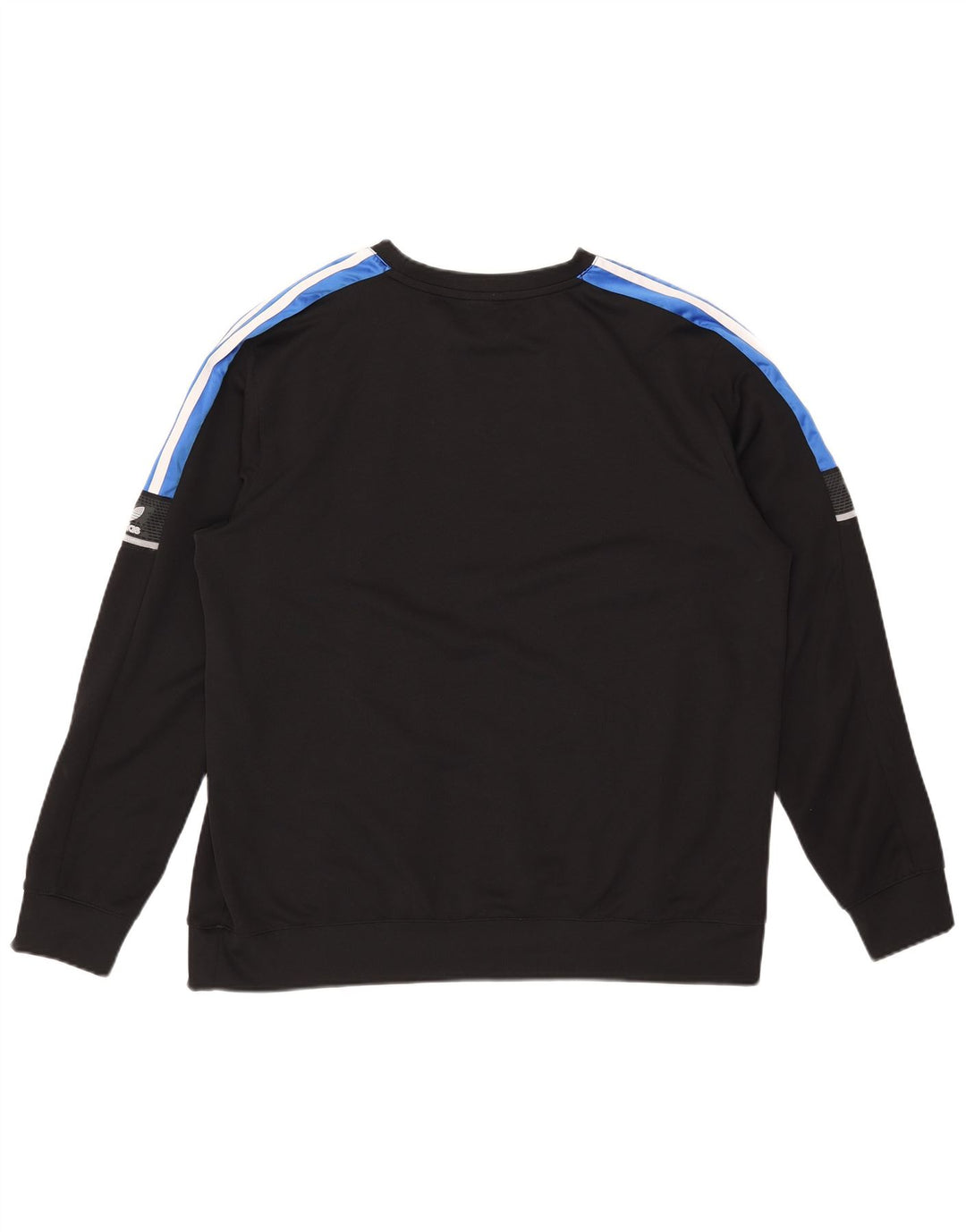 Adidas Graphic Sweatshirt Jumper XL Sort Colourblock Polyester