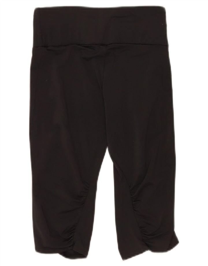 Adidas Dame Capri Leggings UK 12 Medium Sort Polyester Sports