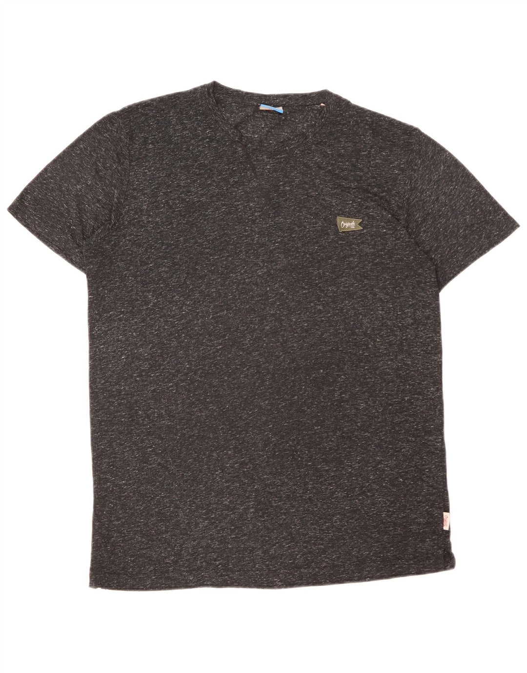 Jack & Jones Herre T-Shirt Top Stor grå Flecked Polyamid
