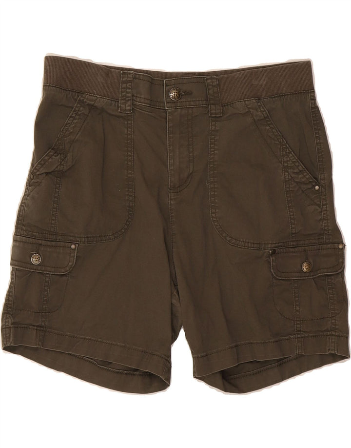LEE Womens Mid Rise Relaxed Fit Cargo Shorts W32 Large Khaki Vintage Lee and Second-Hand Lee from Messina Hembry 