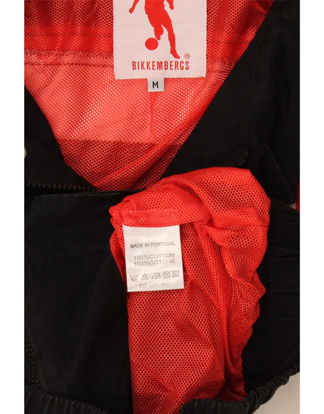 Bikkembergs Womens Bomber Jacket UK 14 Medium Black Colourblock Cotton