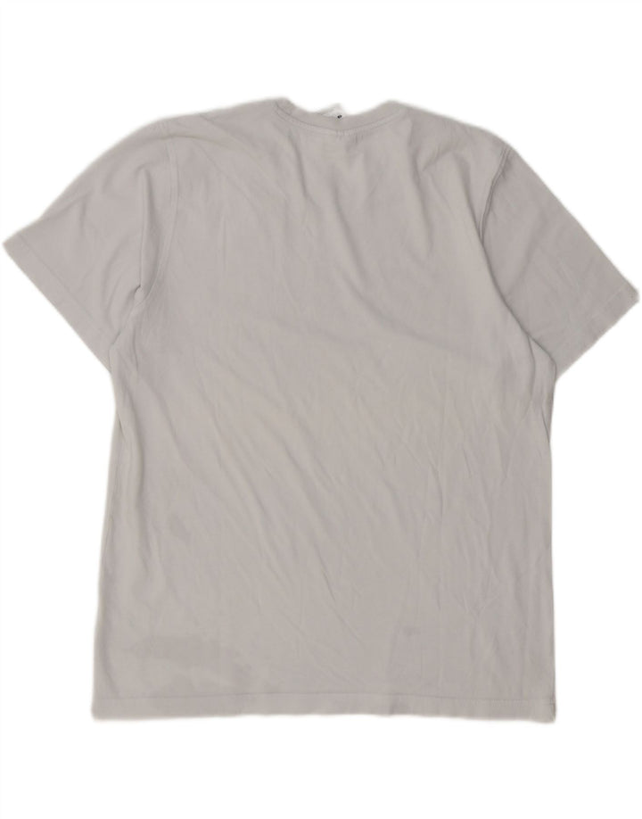 Adidas Herre T-Shirt Top Stor Blå Bomuld