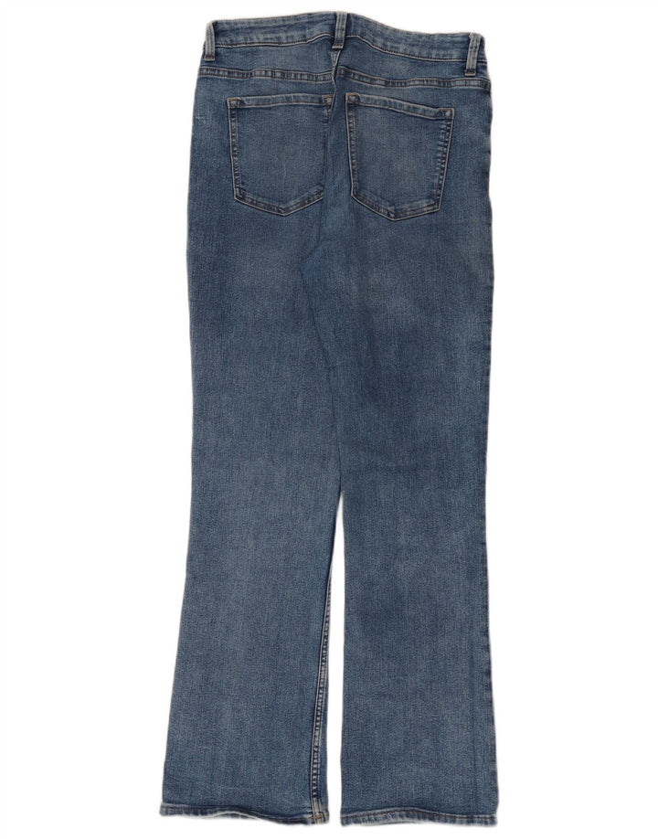 Marks & Spencer Womens The Ivy Bootcut Jeans UK 12 Medium W30 L29 Blue