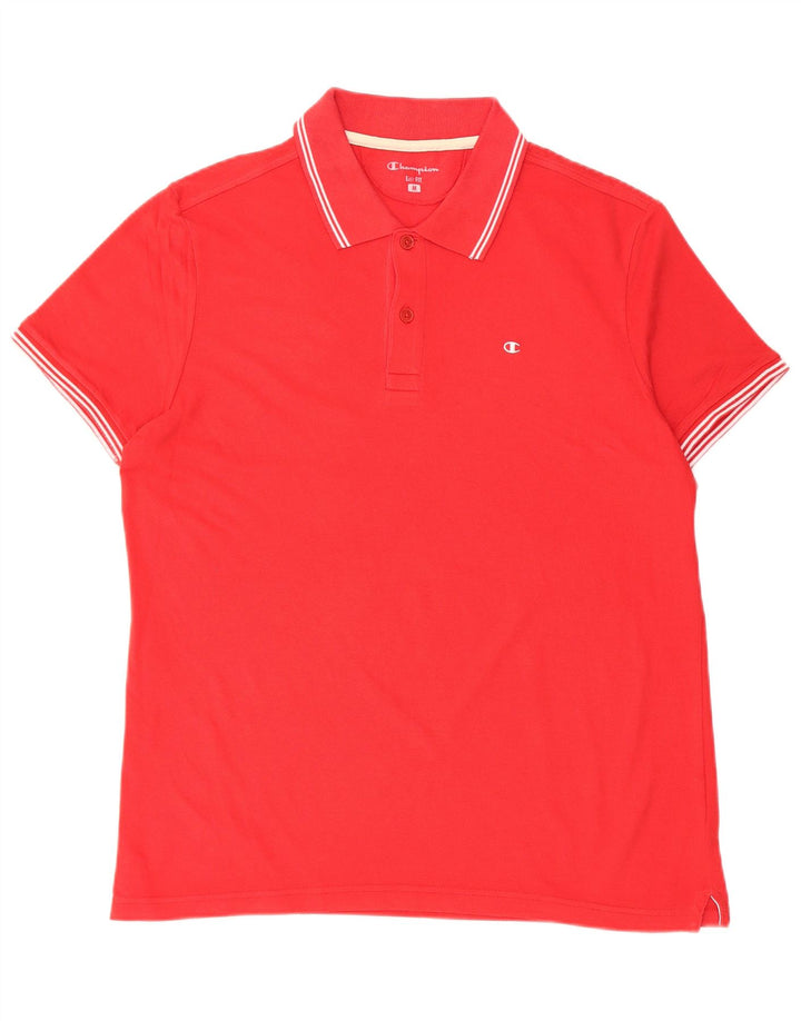 CHAMPION Herre Easy Fit Polo Shirt Medium Rød