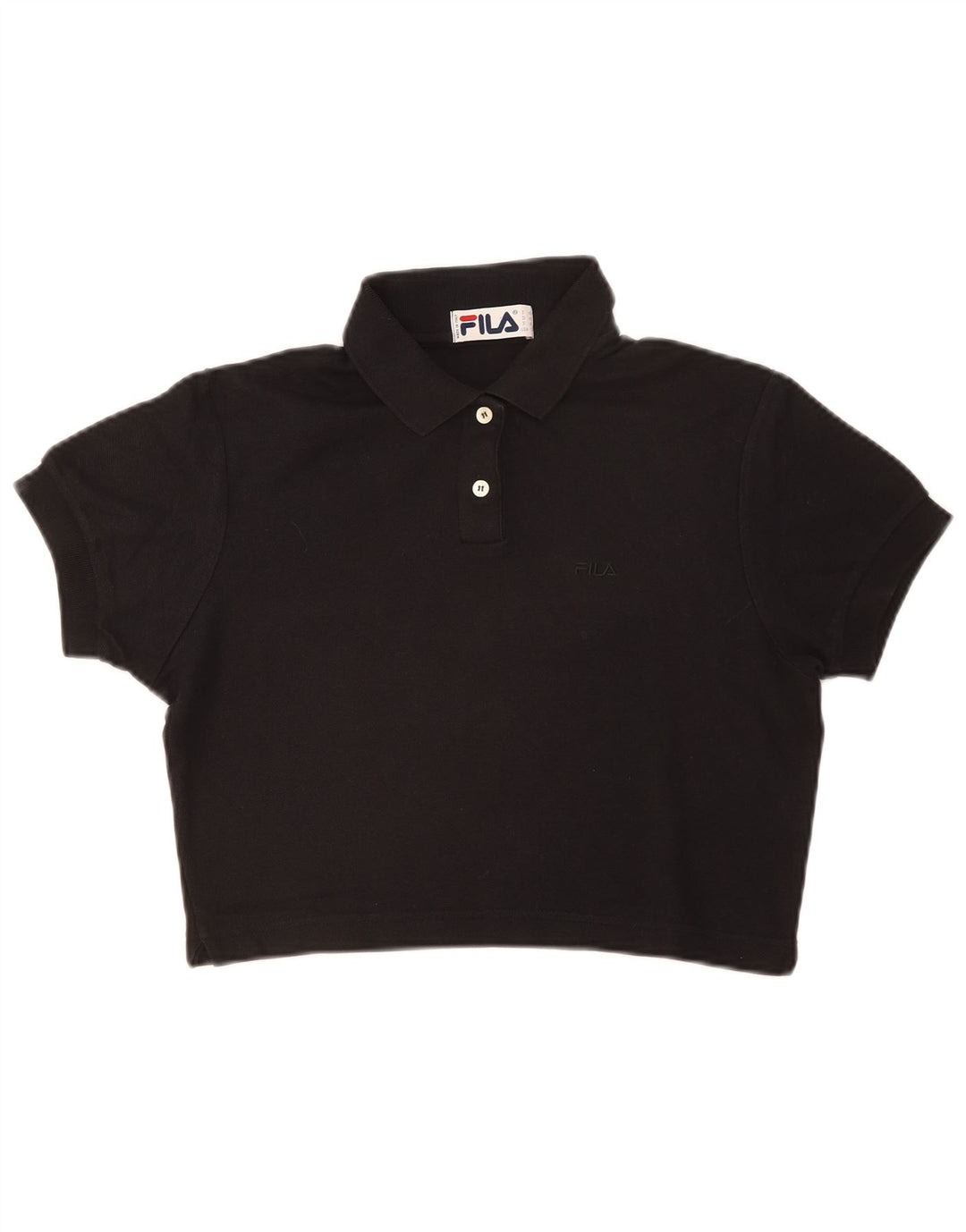 Fila Dame Crop Polo Shirt IT 46 Large Sort