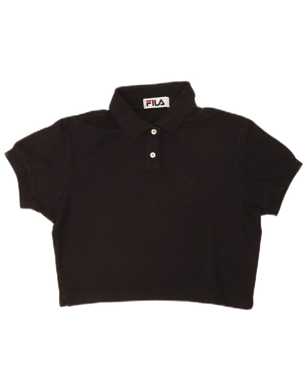 Fila Dame Crop Polo Shirt IT 46 Large Sort