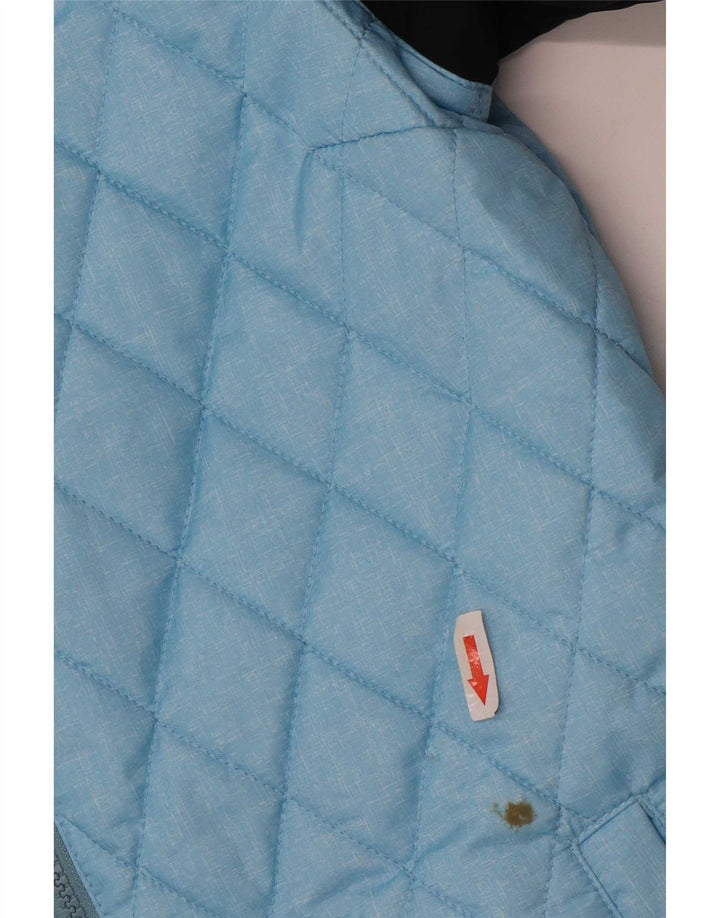 O'Neill Quiltet jakke til kvinder UK 14 Large Blue Colourblock Polyester