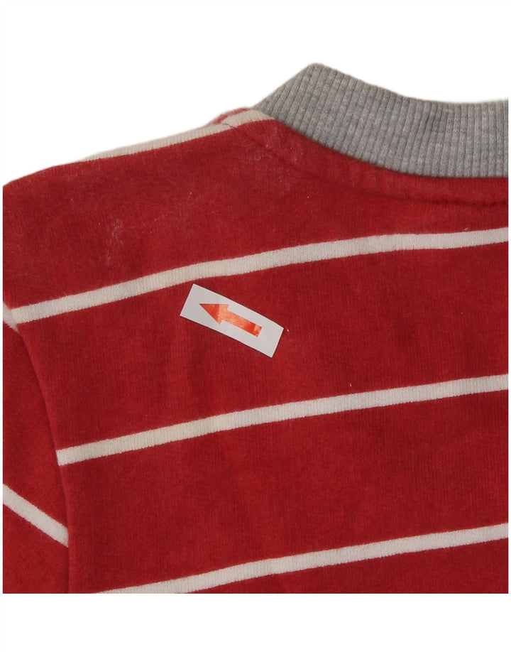 Timberland Womens Oversized Sweatshirt Jumper UK 10 Lille rødstribet