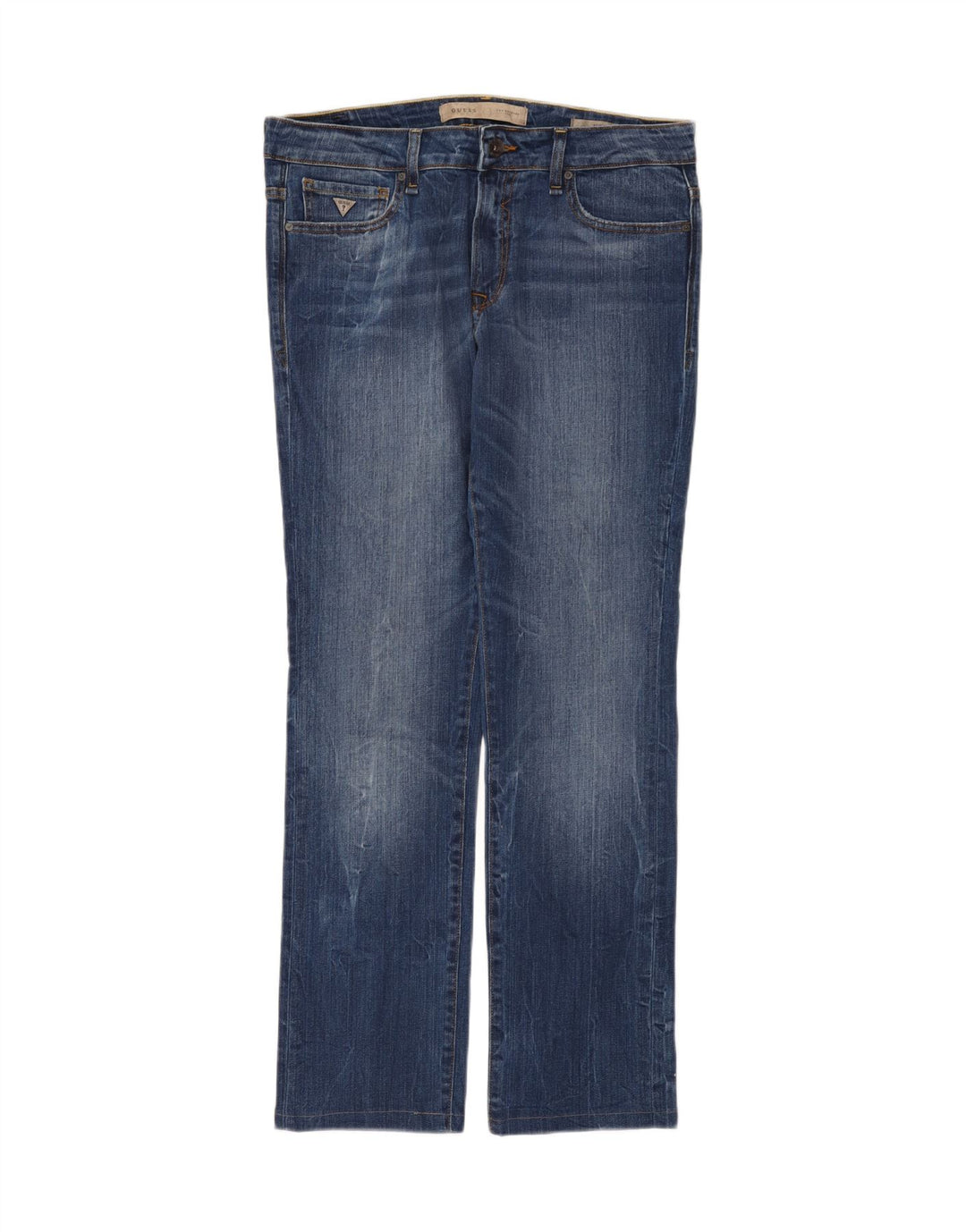 Guess Straight Jeans til mænd W34 L32 blå bomuld