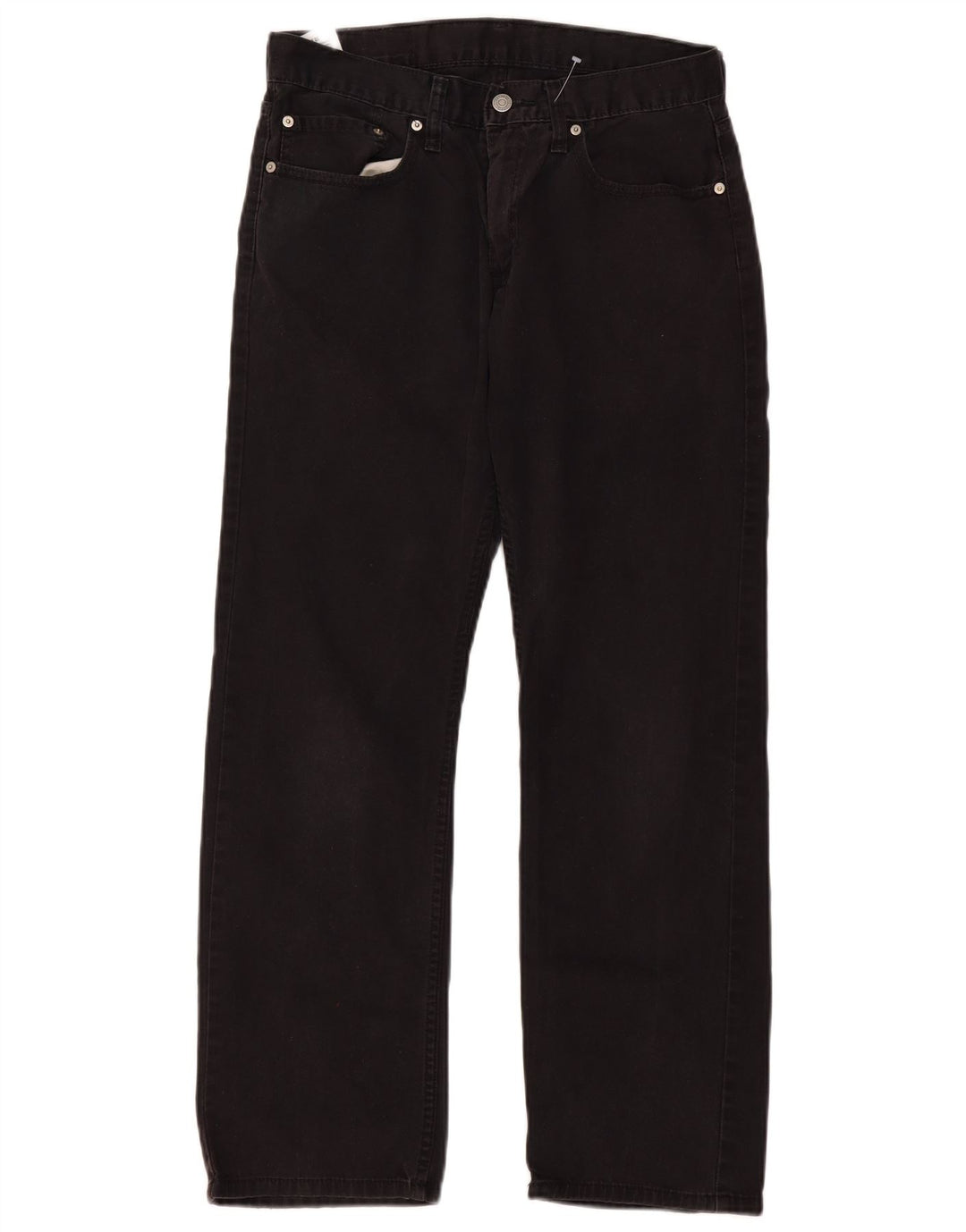 LEVI'S Herre 514 Straight Jeans W32 L30 Sort Bomuld